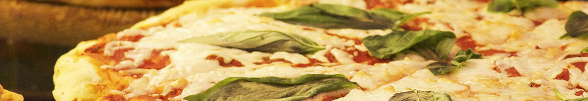 Eating Italian Pizza at Crazy Tomato Pizza Pasta Calzones restaurant in Allen, TX.